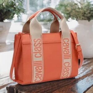 Cavalli Class Vibrant Orange Tote